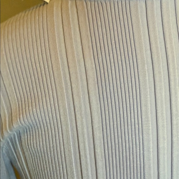 NWT White House Black Market periwinkle Turtleneck Sweater size large - Picture 5 of 7